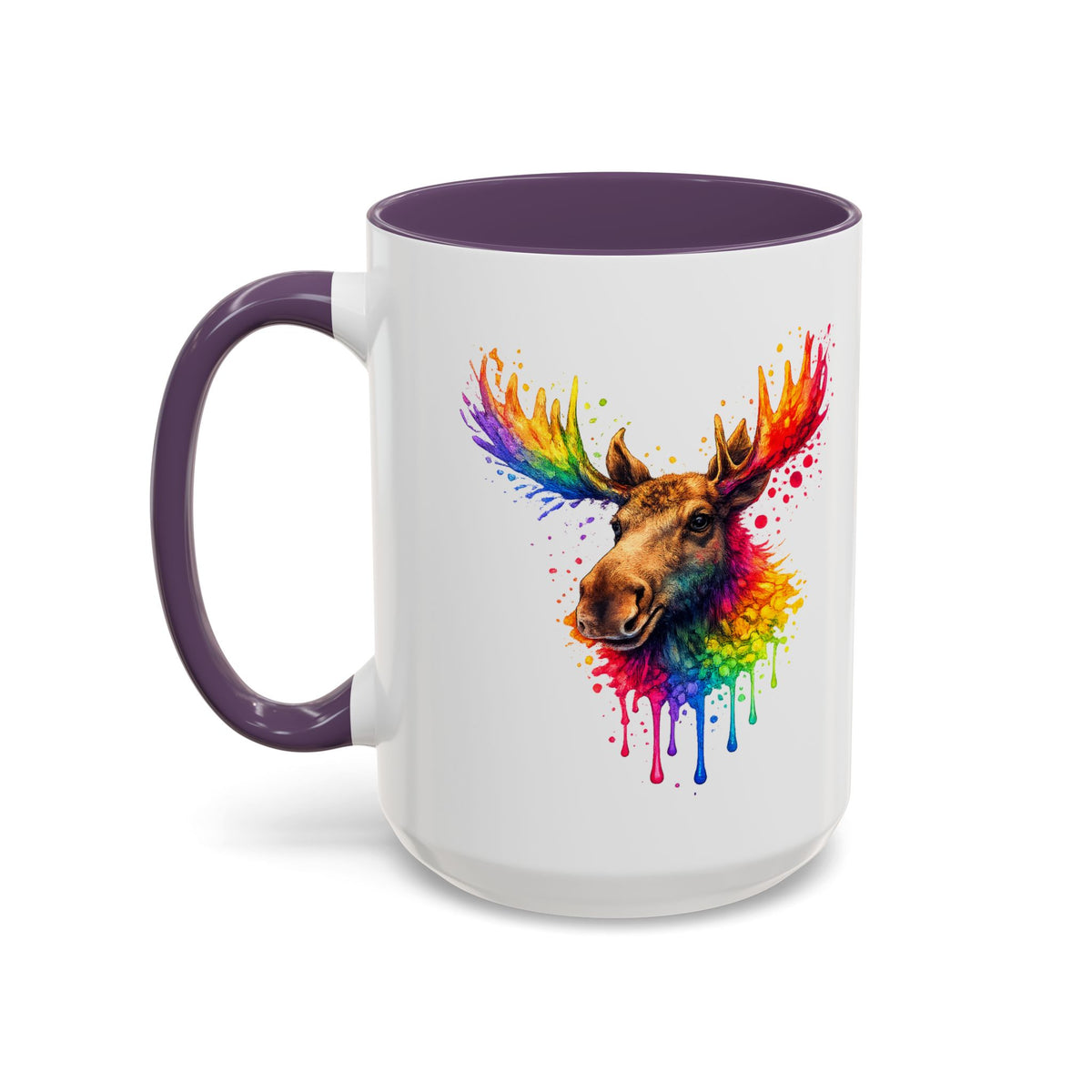 Watercolor Moose Coffee Mug  (11/15oz)
