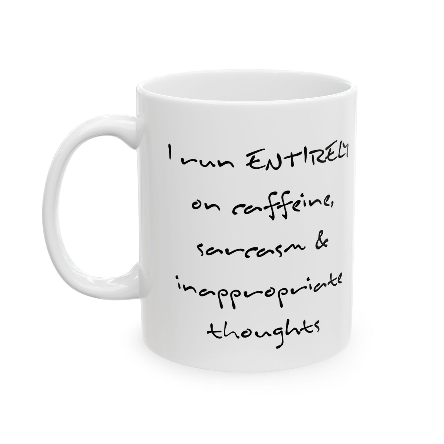 "Run On" Ceramic Mug  (11oz & 15oz)