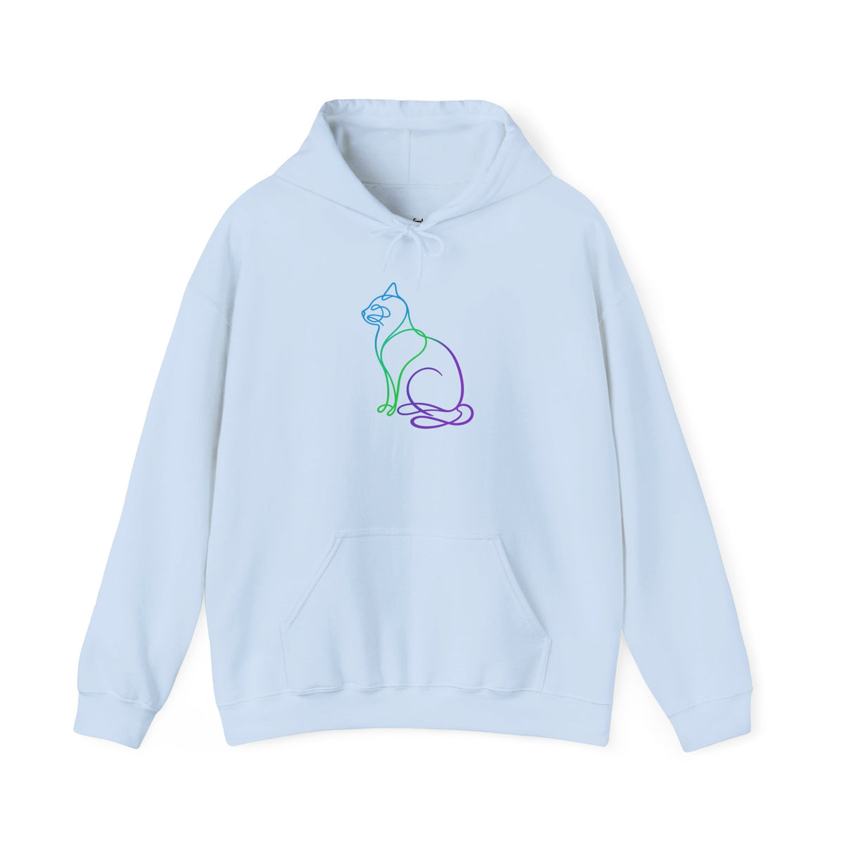 Northern Lights Cat Hooded Sweatshirt