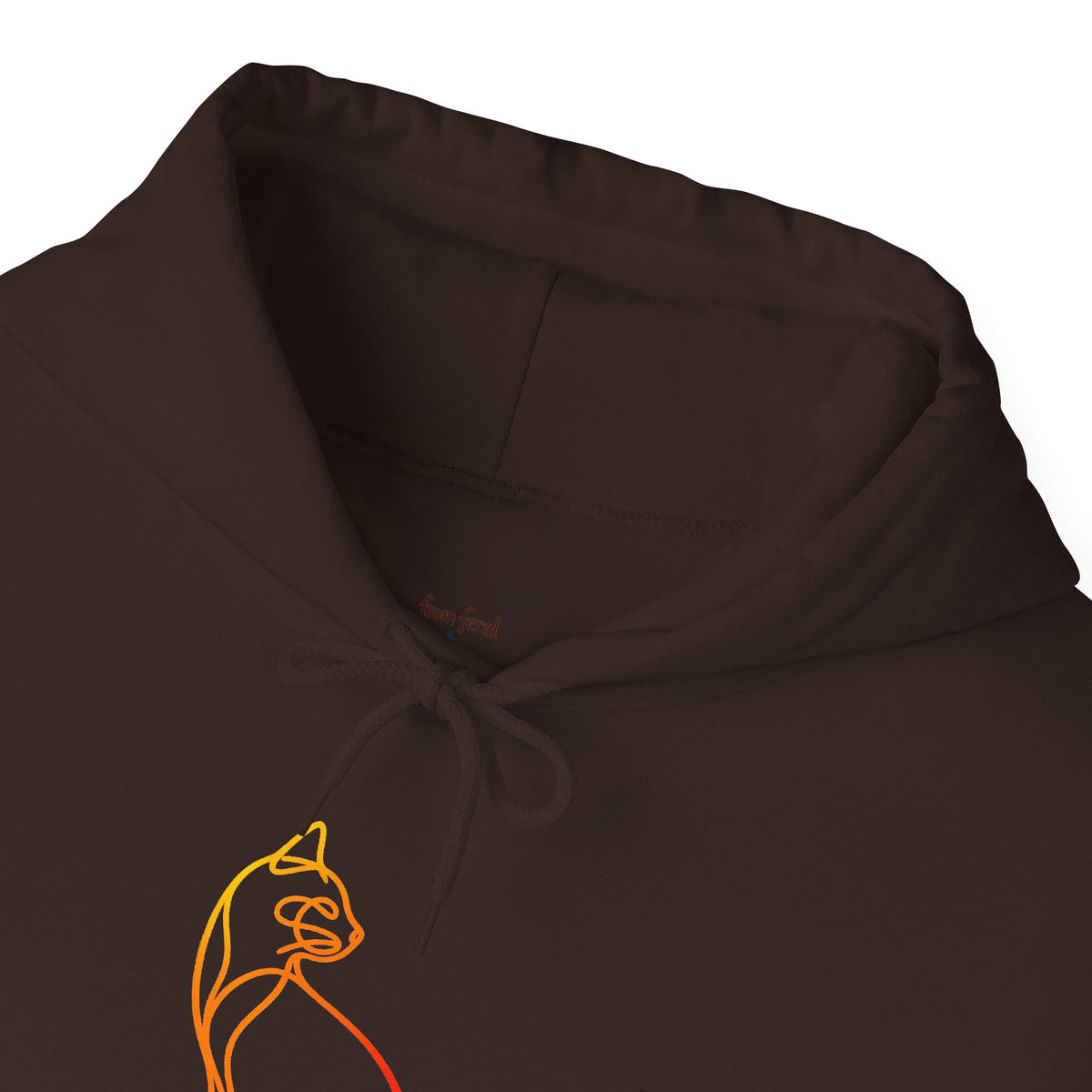 Sunrise Cat Hooded Sweatshirt