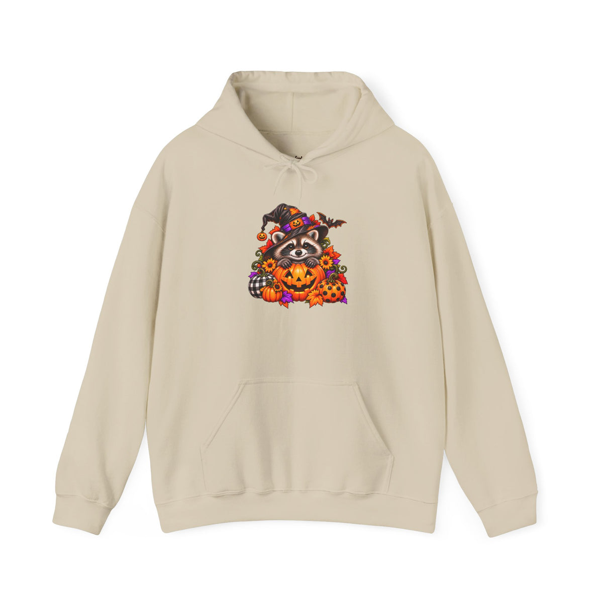 Halloween Raccoon Hooded Sweatshirt