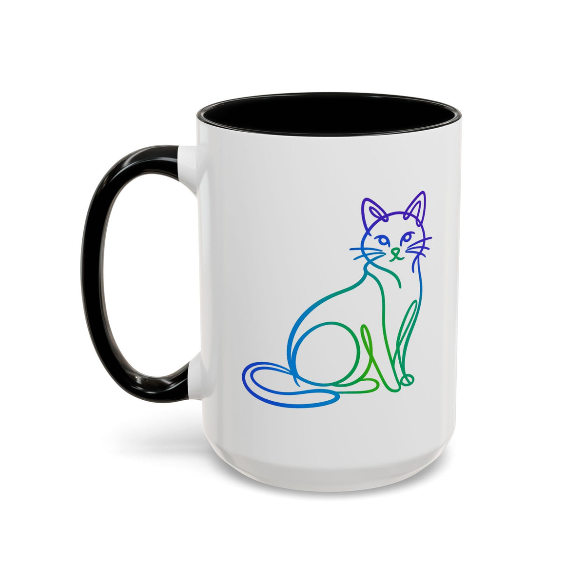 Northern Lights Cat Coffee Mug  (11/15oz)