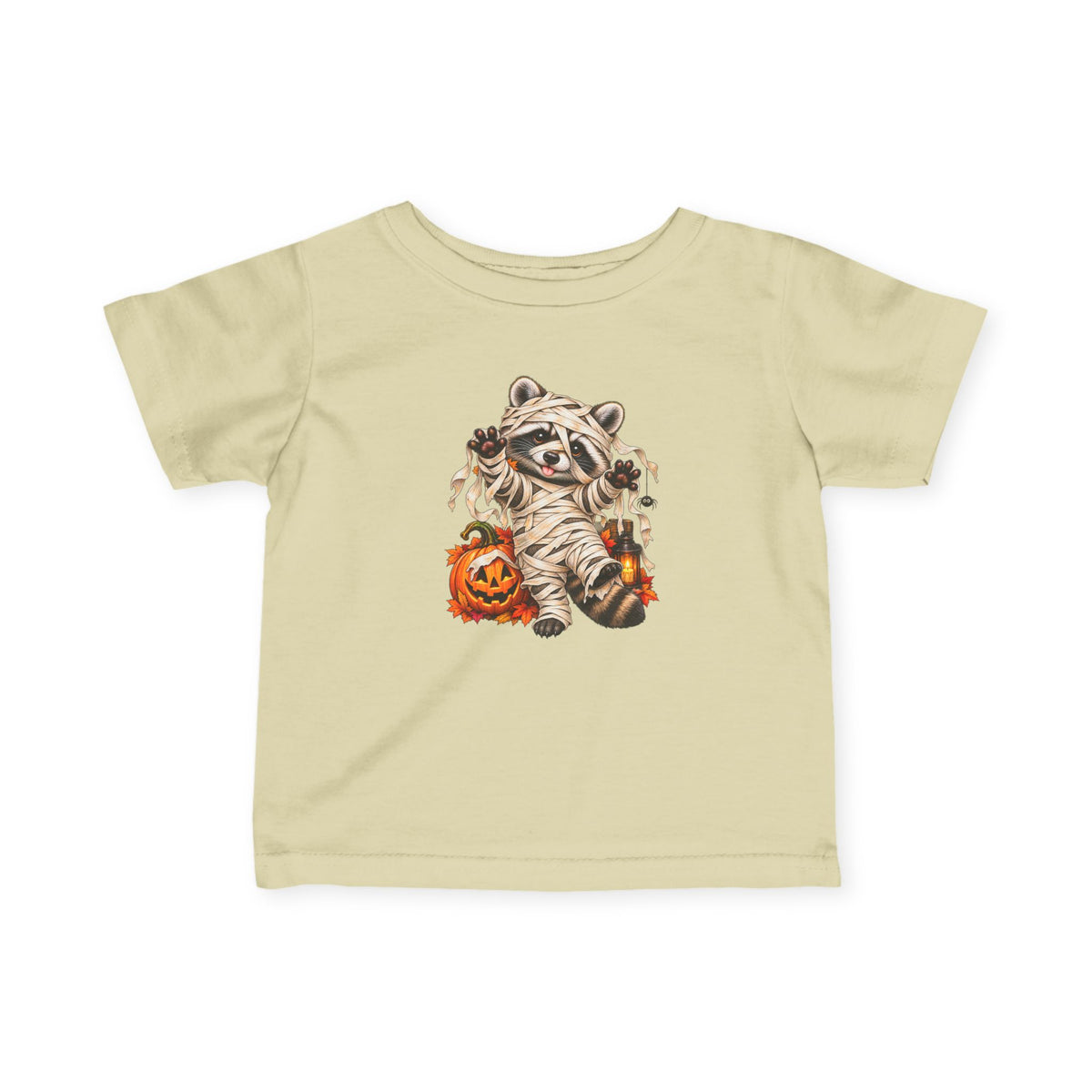 Halloween Mummy Raccoon Infant Tee