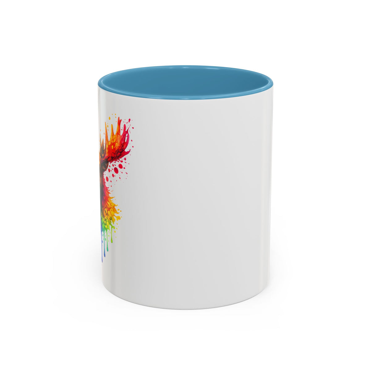 Watercolor Moose Coffee Mug  (11/15oz)