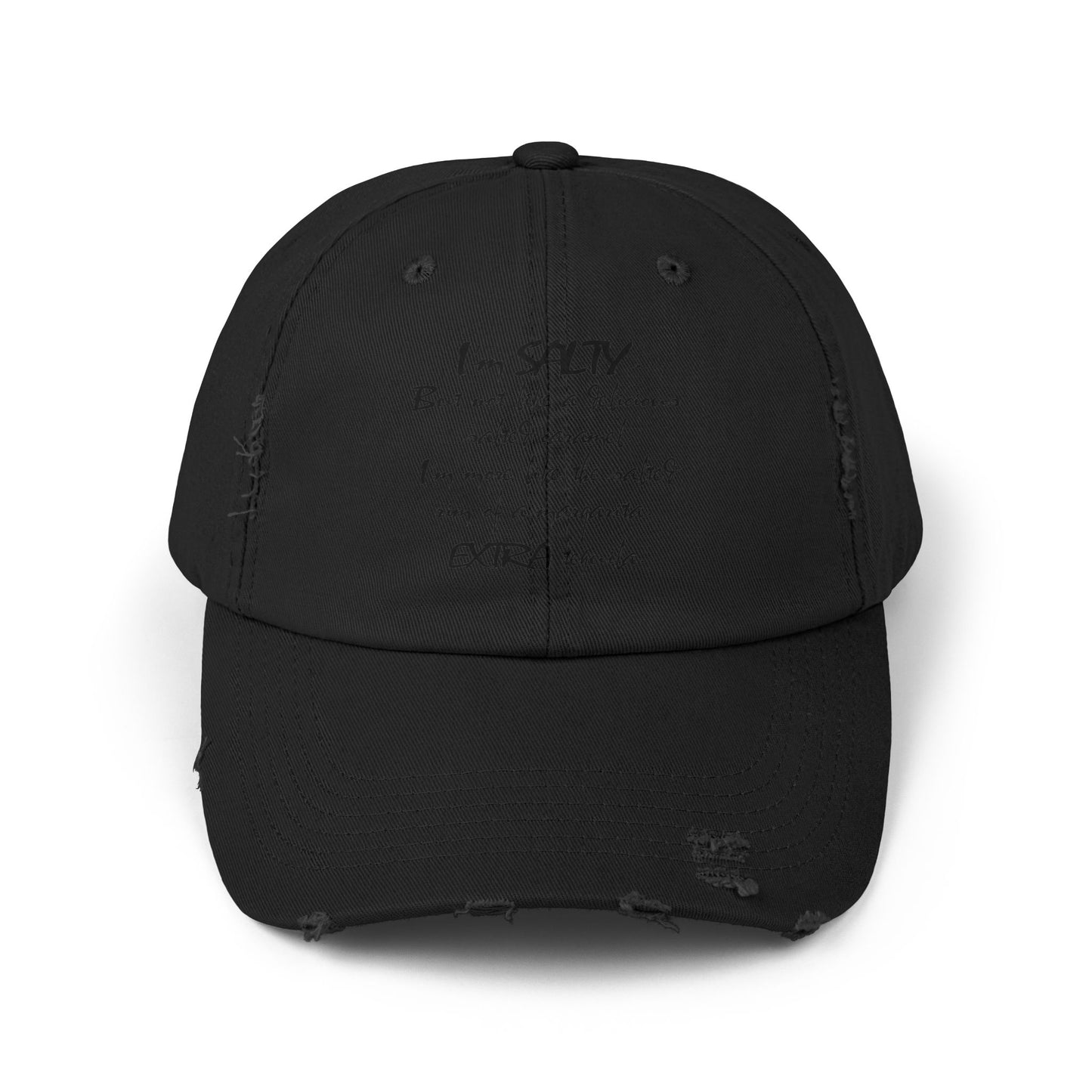 "Salty" Distressed Cap —  Funny Truth Hat