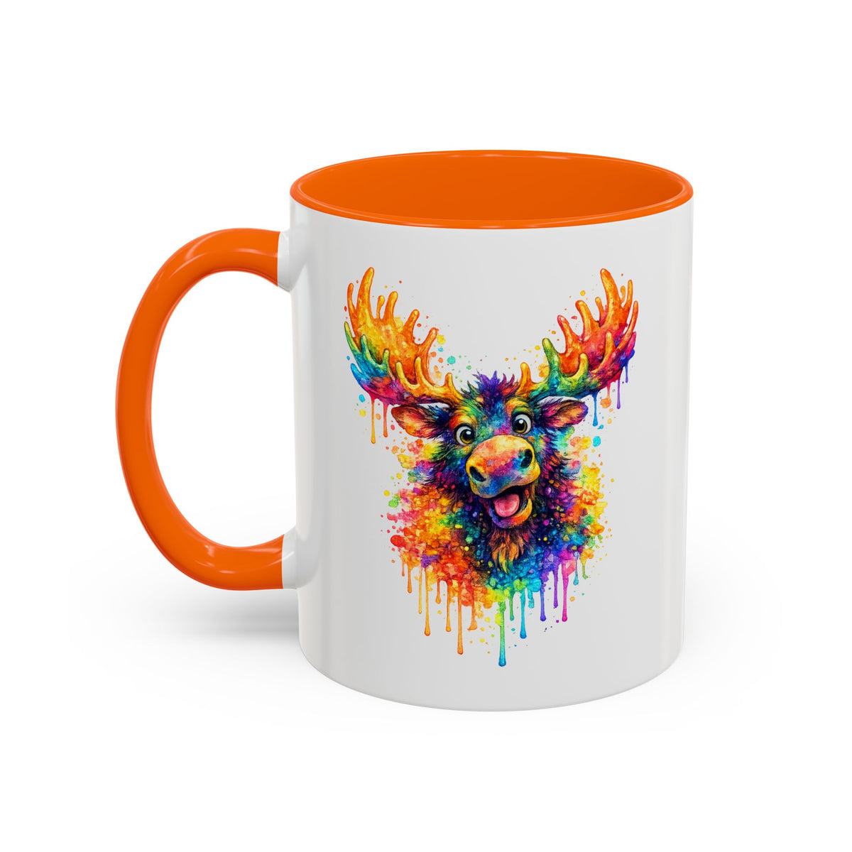 Watercolor Moose Coffee Mug  (11/15oz)