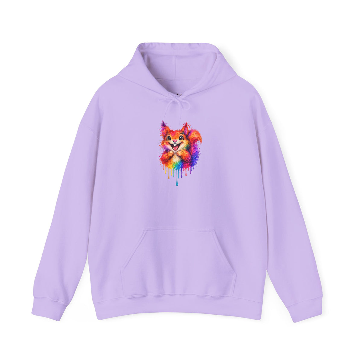Watercolor Squirrel Hooded Sweatshirt