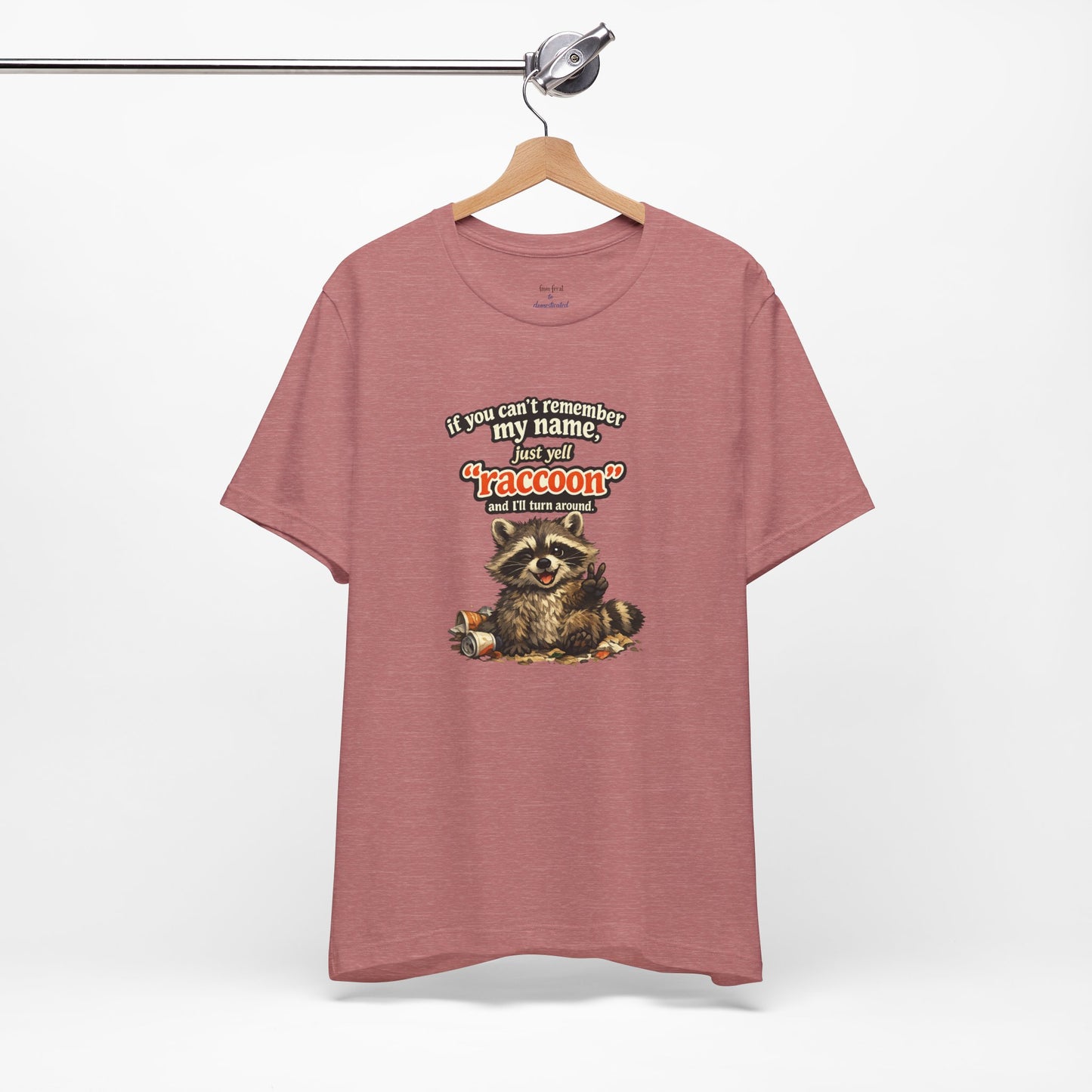 Yell Raccoon T-shirt