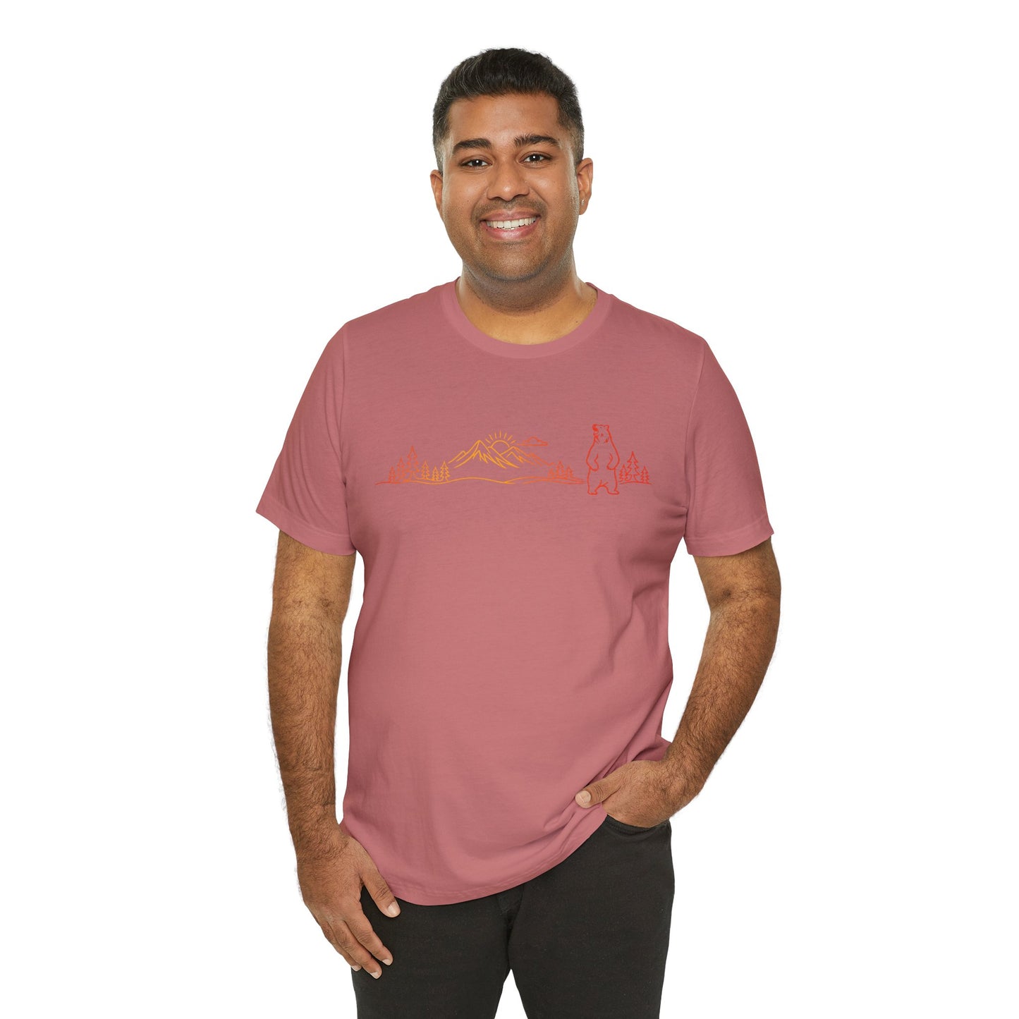 Standing Bear Mountain Scene Tee