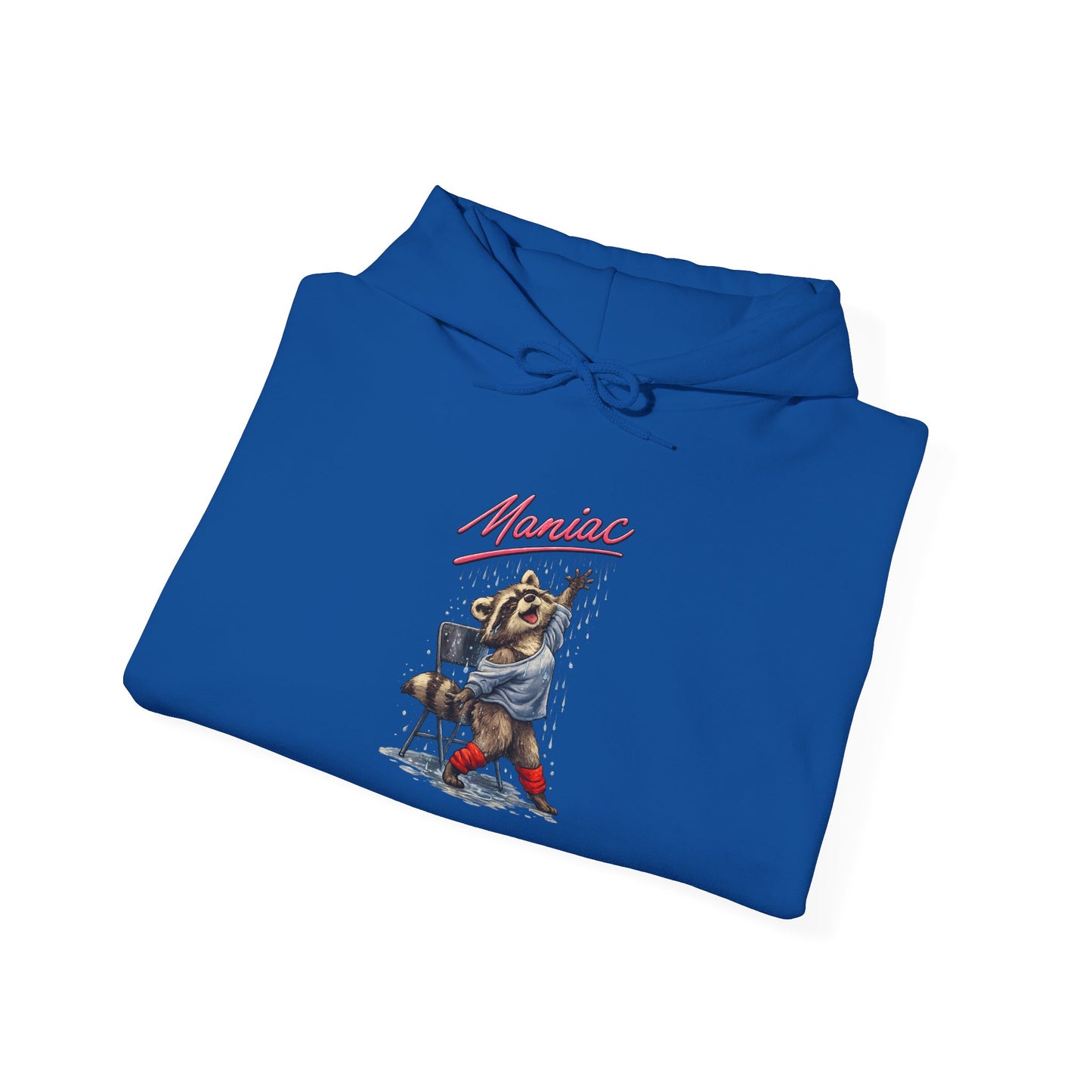 Dancing Raccoon "Maniac" Hooded Sweatshirt