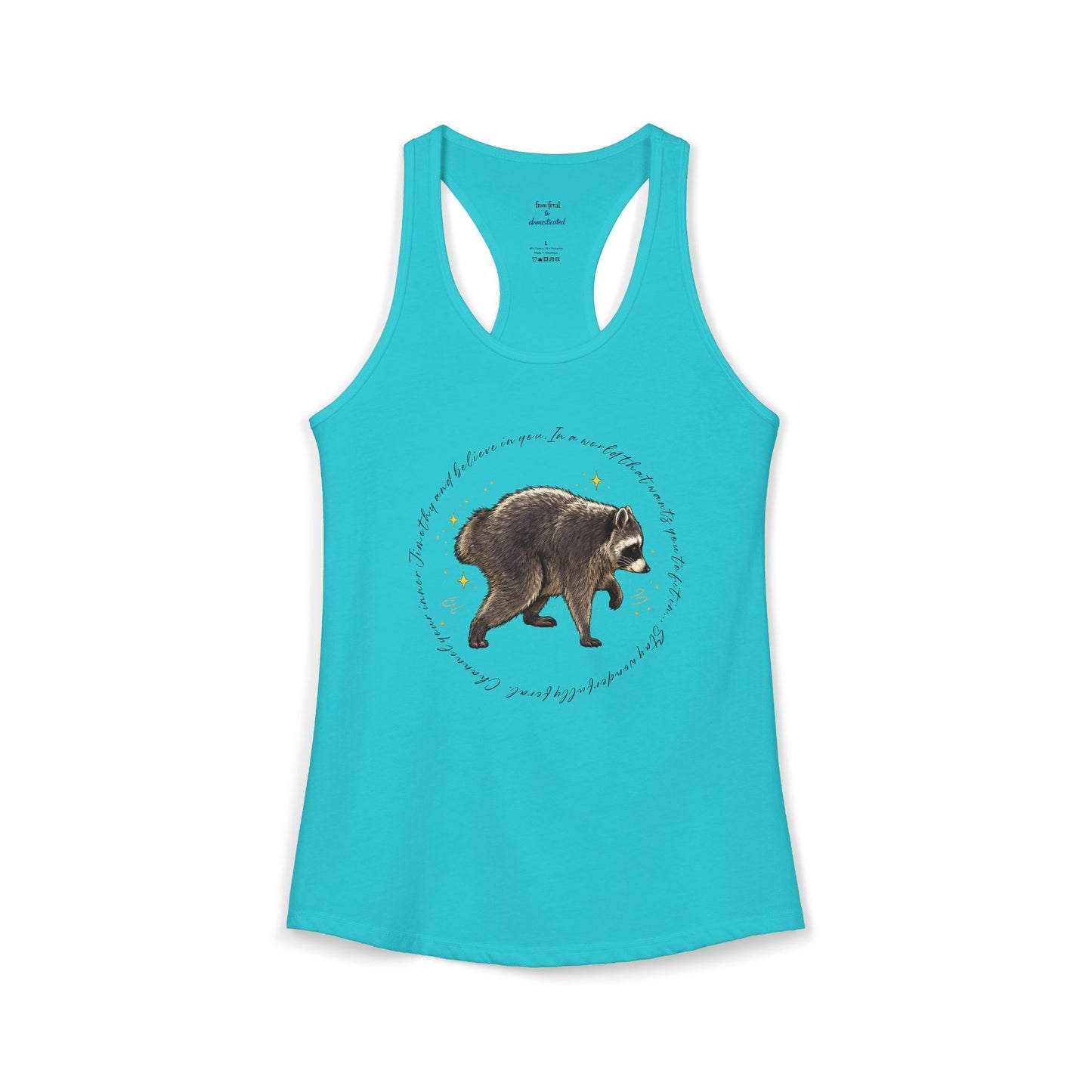 Jimothy Raccoon Racerback Tank