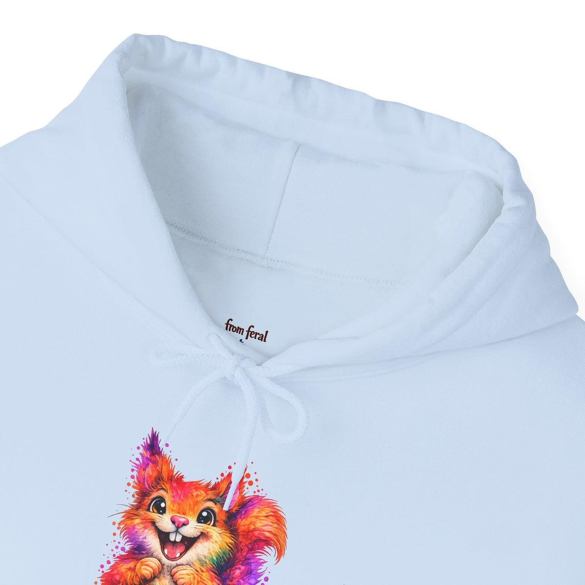 Watercolor Squirrel Hooded Sweatshirt