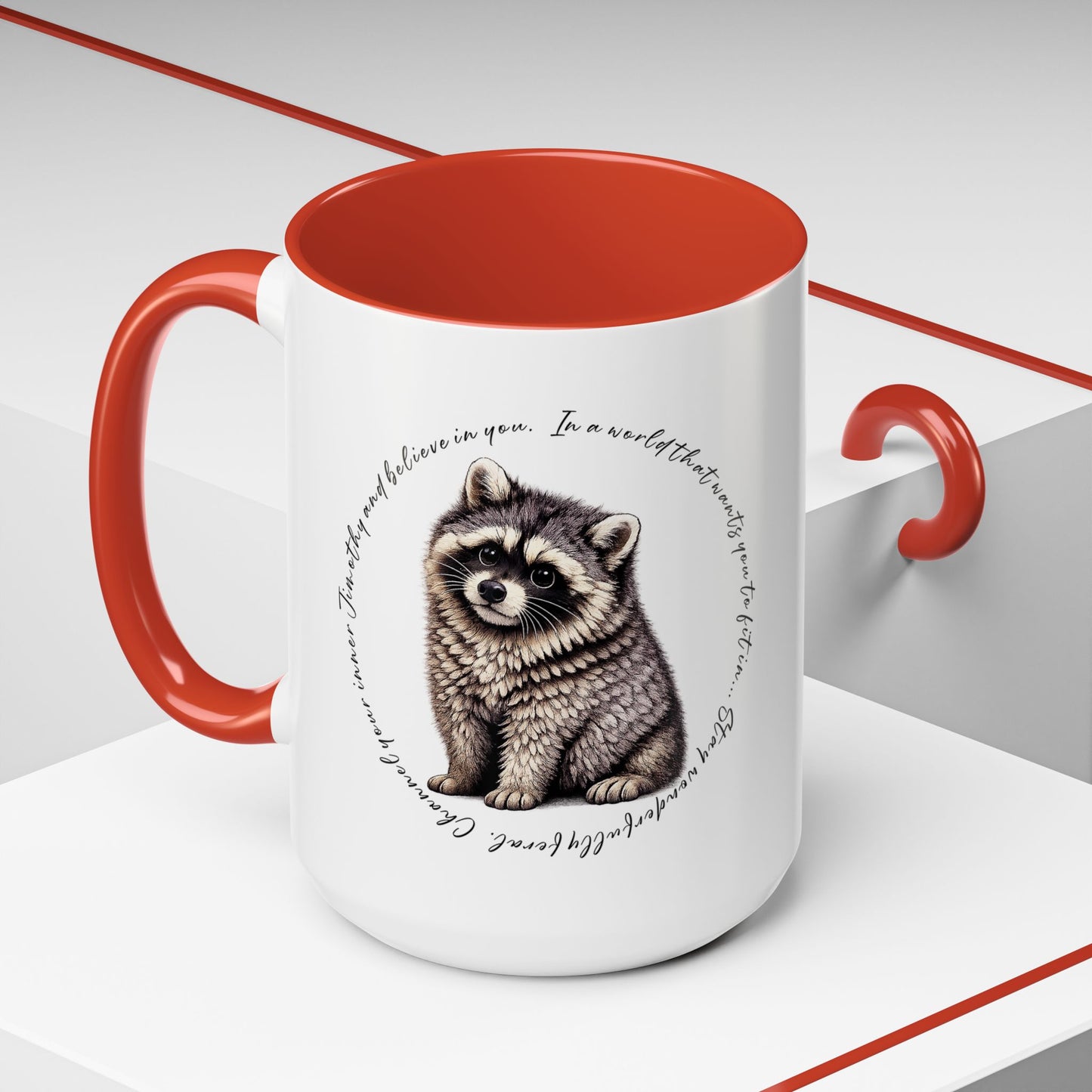 Jimothy The Raccoon Coffee Mug  (11/15oz)