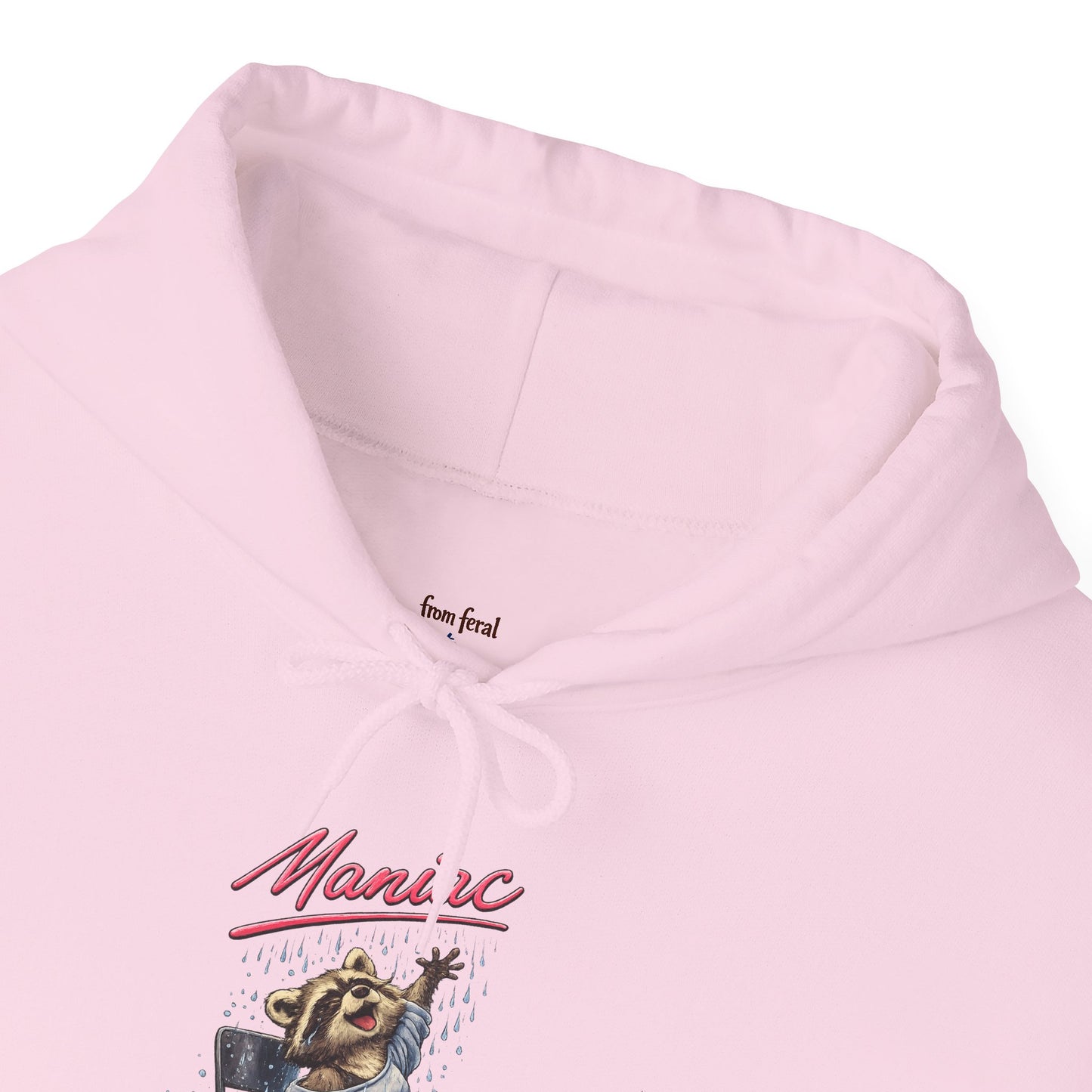 Dancing Raccoon "Maniac" Hooded Sweatshirt