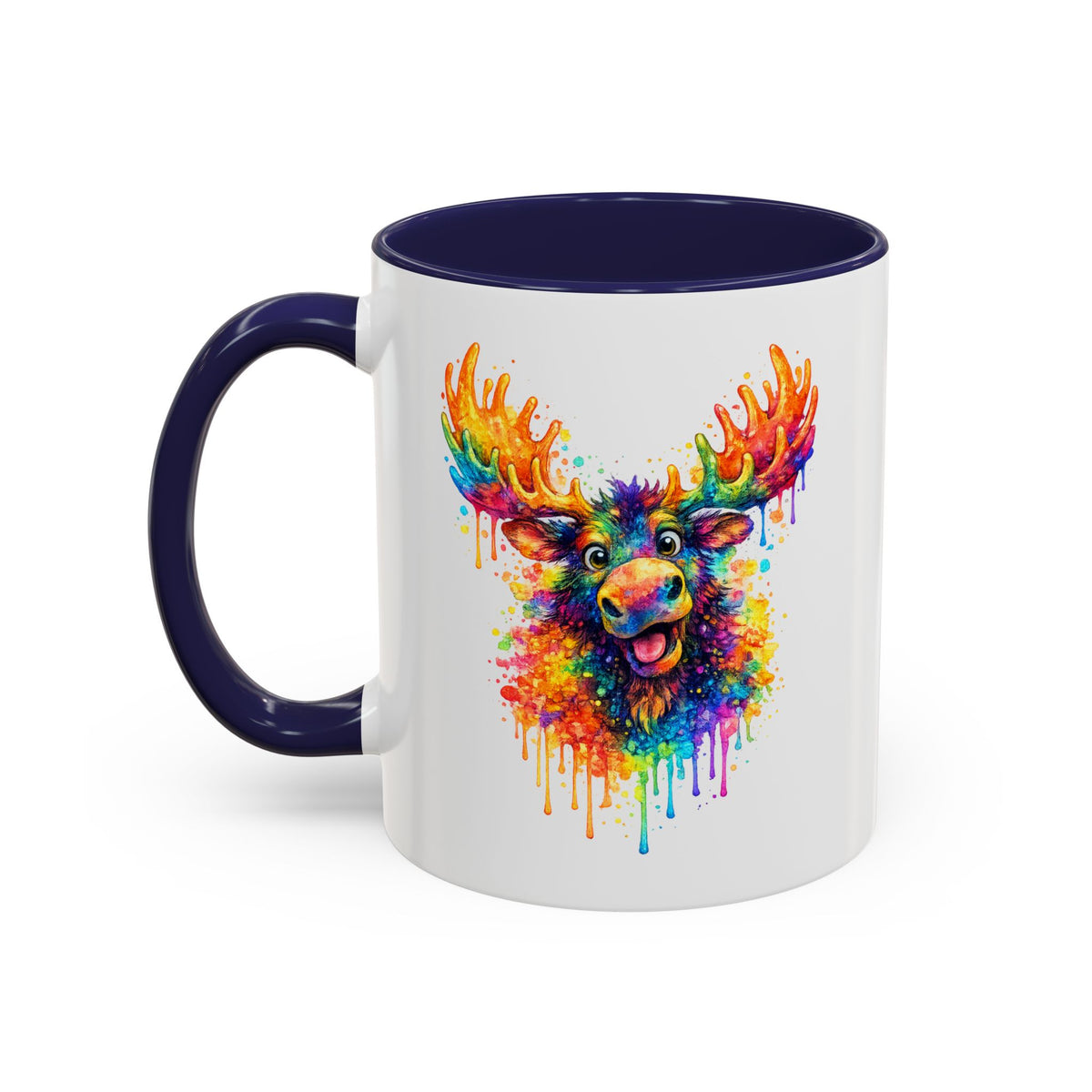 Watercolor Moose Coffee Mug  (11/15oz)