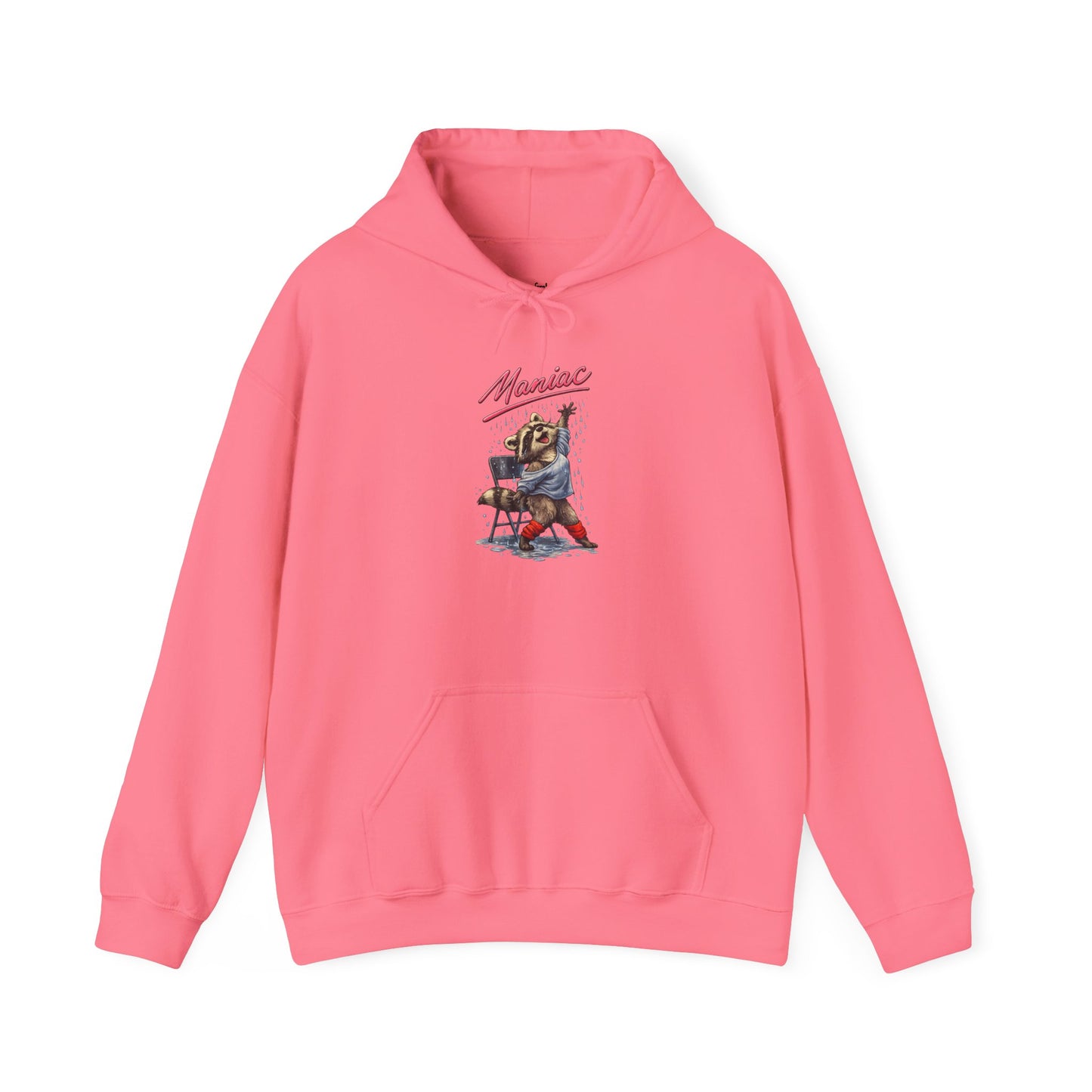 Dancing Raccoon "Maniac" Hooded Sweatshirt