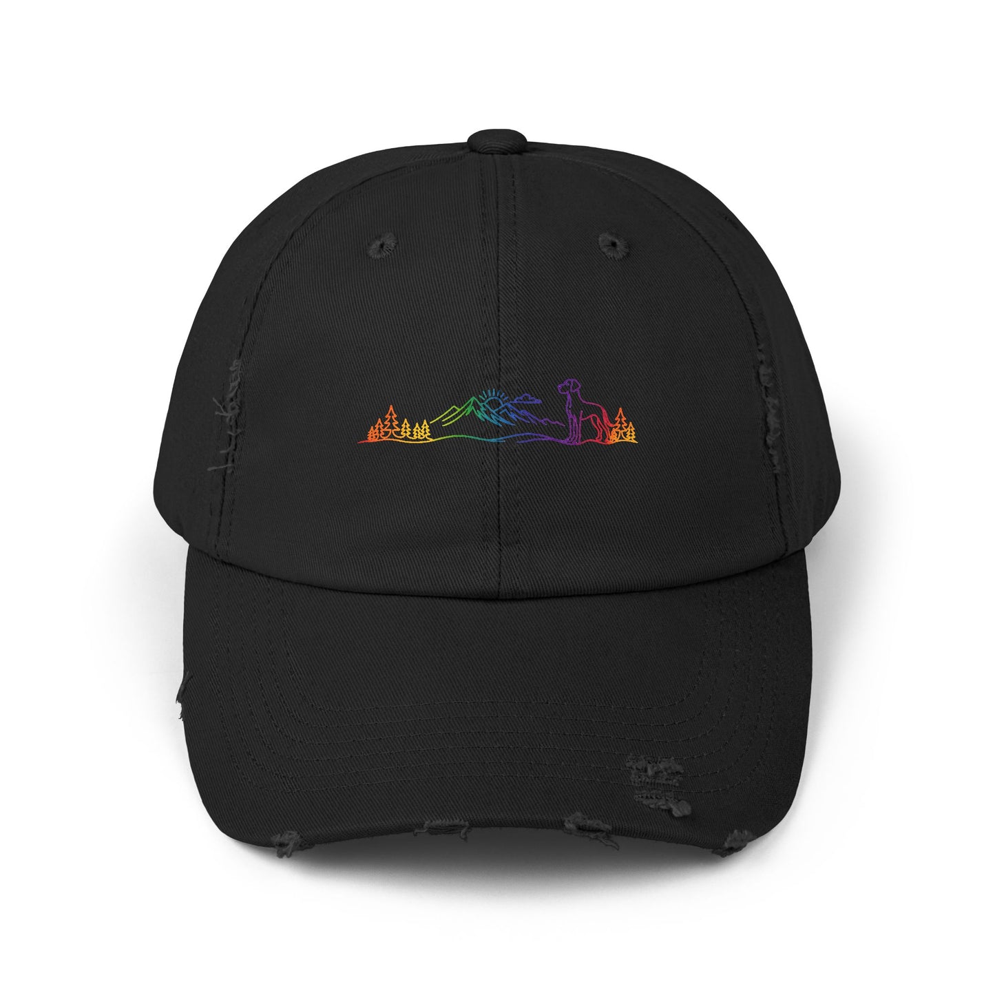 Great Dane, natural eared | Distressed Cap