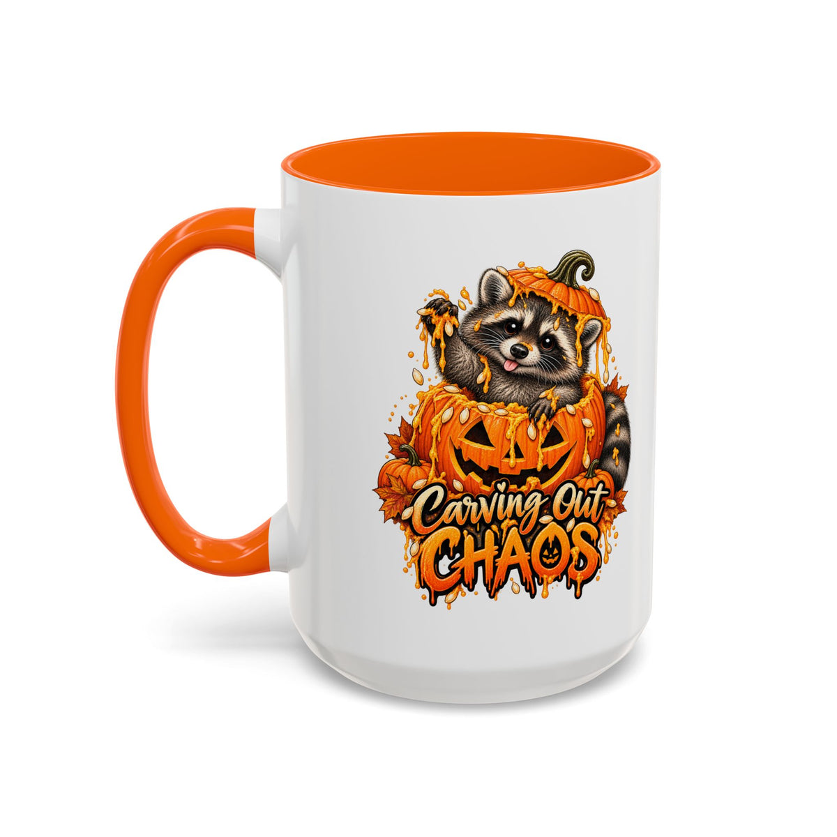 Carving Out Chaos Raccoon Coffee Mug  (11/15oz)
