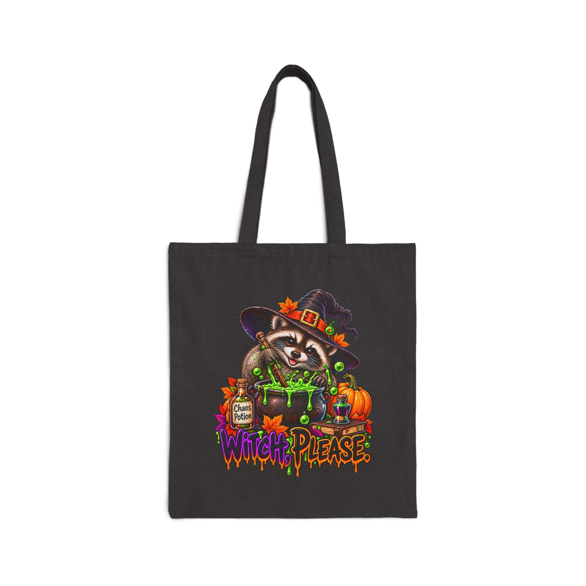 Witch, Please. Raccoon Tote Bag