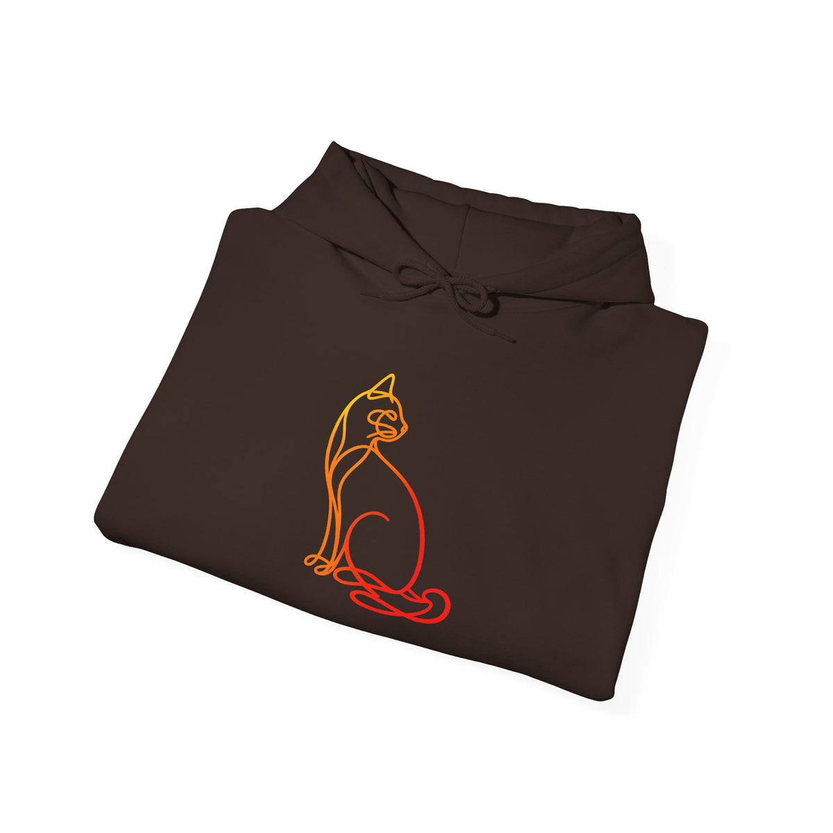 Sunrise Cat Hooded Sweatshirt